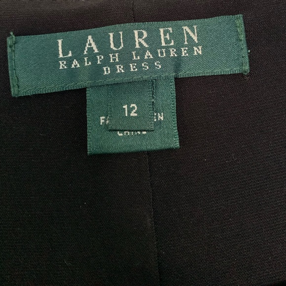 LAUREN Ralph Lauren black dress long sleeve - Picture 4 of 4